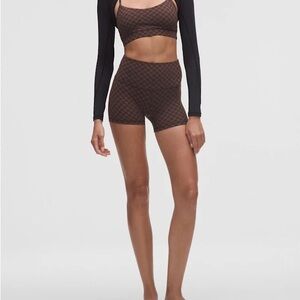 Lululemon Align high-rise Short 4” | Square Heart Jacquard | Size 4